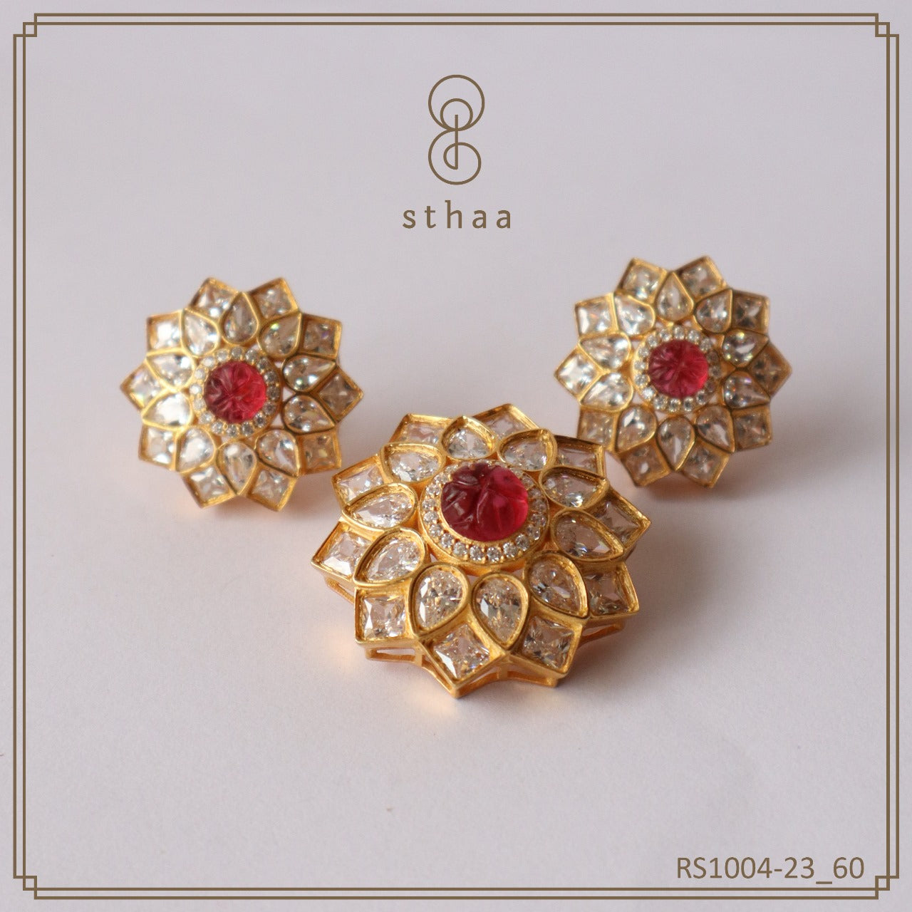 Ruby Lotus Blossom Set
